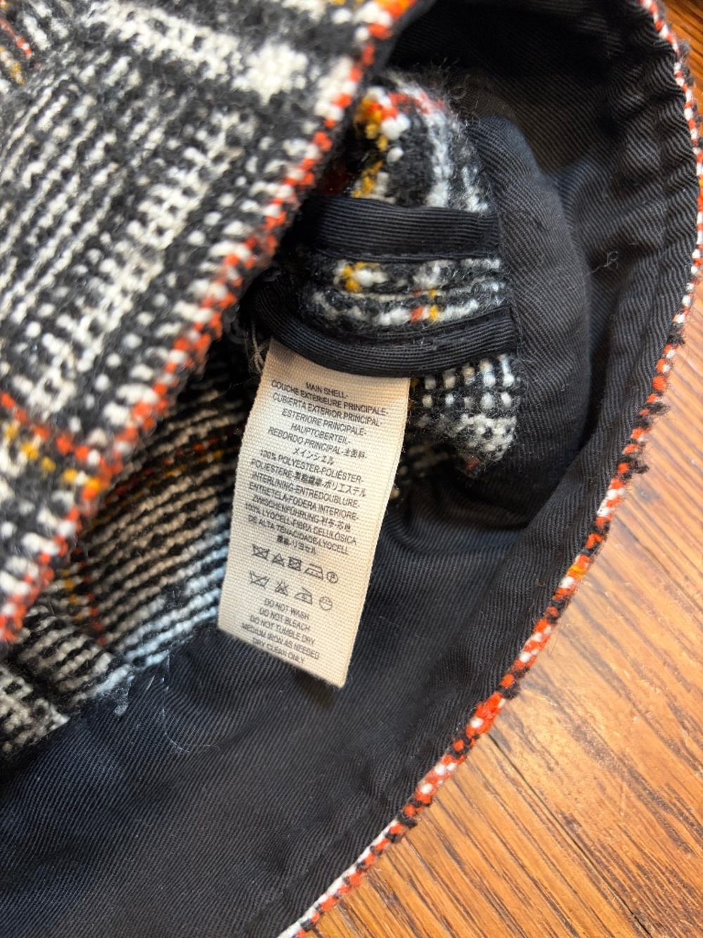 Free People Slouchy Eisenhower Jacket | Black Plaid Cropped Utility Jacket Boho - Picture 6 of 9